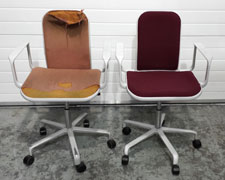 Office Chair Reupholstery London Leather Fabric Upholstery